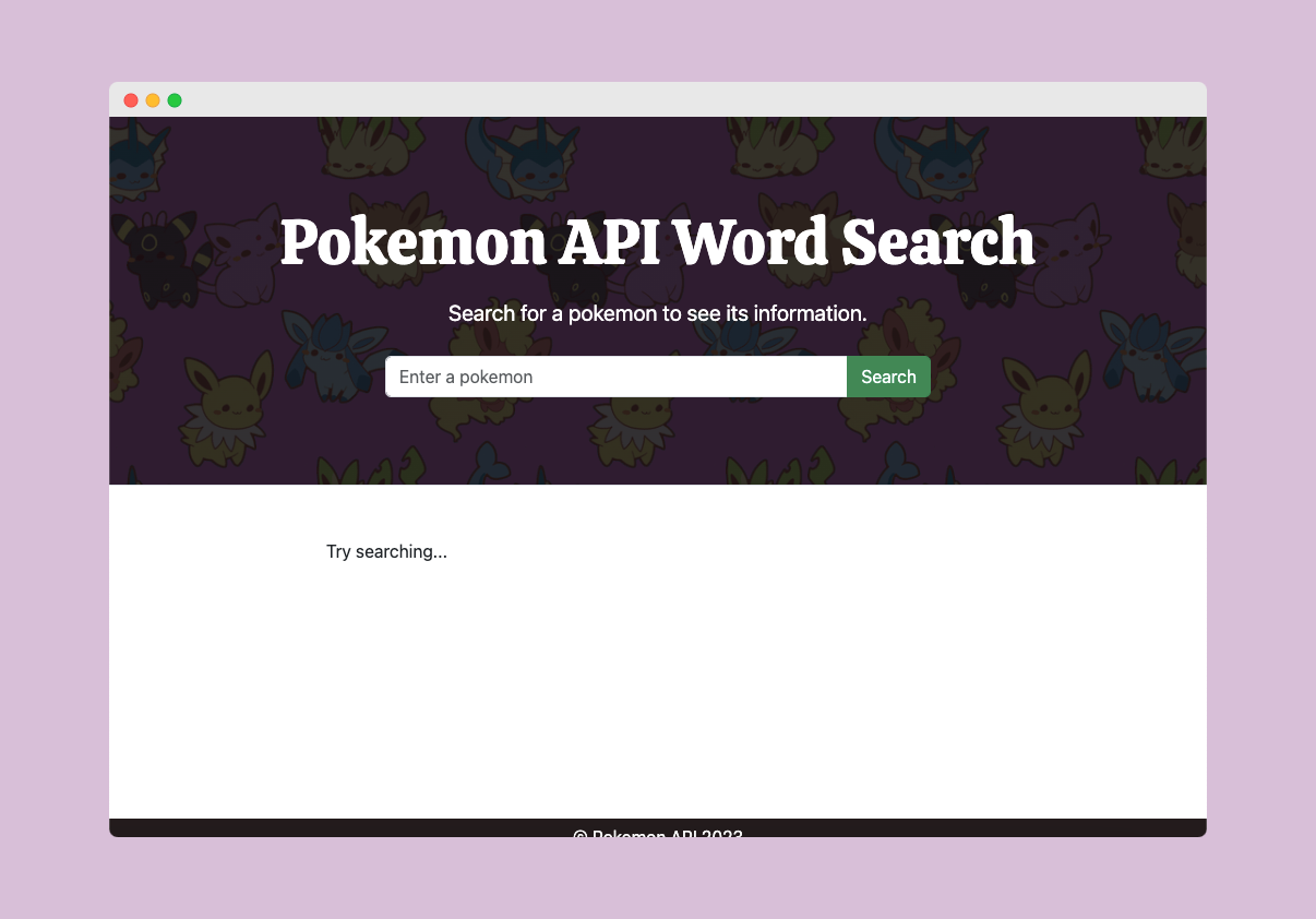 pokemon api website